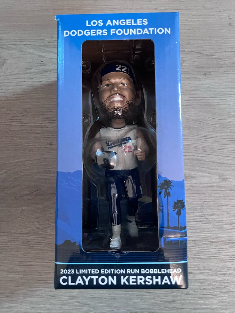 Los Angeles Dodgers Clayton Kershaw Blue Limited Edition Bobblehead